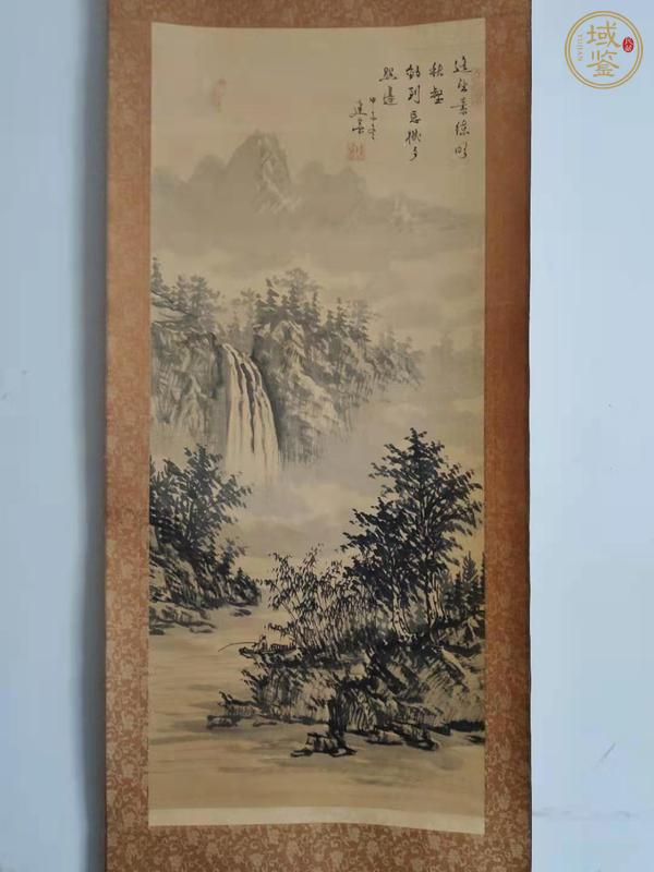 古玩字畫(huà)秋釣真品鑒賞圖