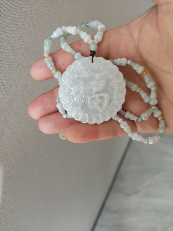 古玩玉器翡翠福字牌拍賣(mài),當(dāng)前價(jià)格567元