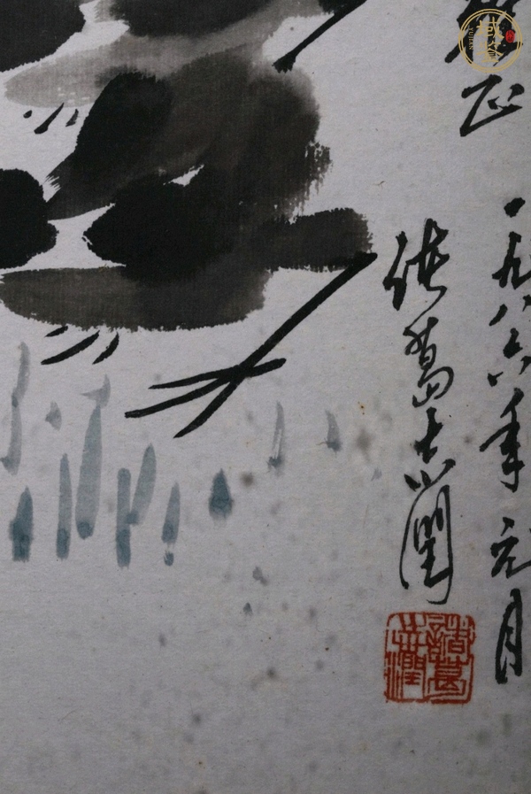 古玩字畫諸葛志潤款花鳥真品鑒賞圖