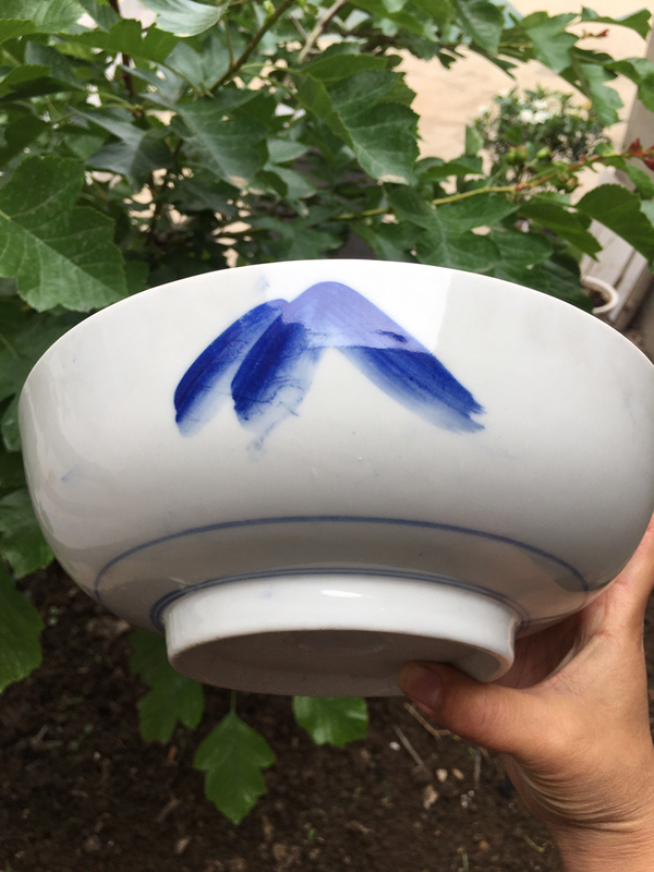 古玩陶瓷清末民初?青花大碗拍賣,當前價格999元
