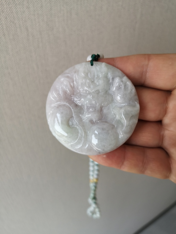 古玩玉器翡翠龍牌拍賣,當(dāng)前價(jià)格789元