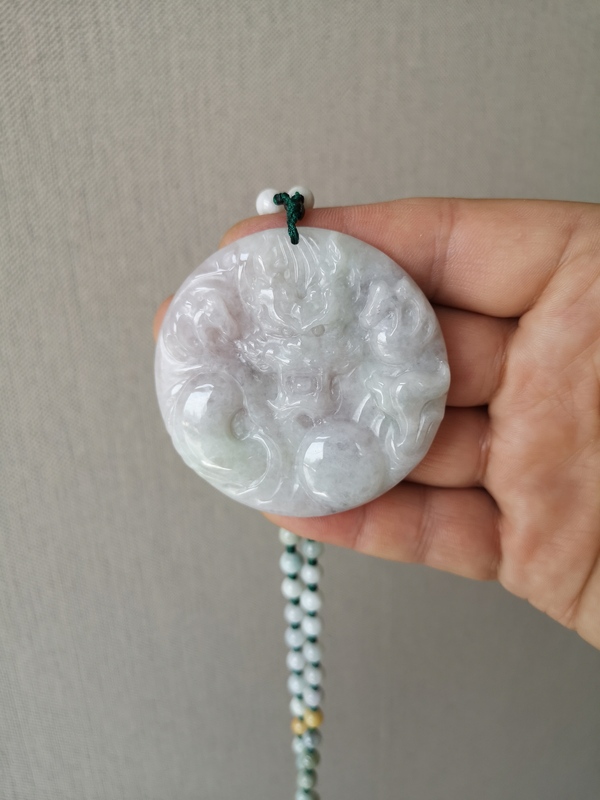 古玩玉器翡翠龍牌拍賣,當(dāng)前價(jià)格789元