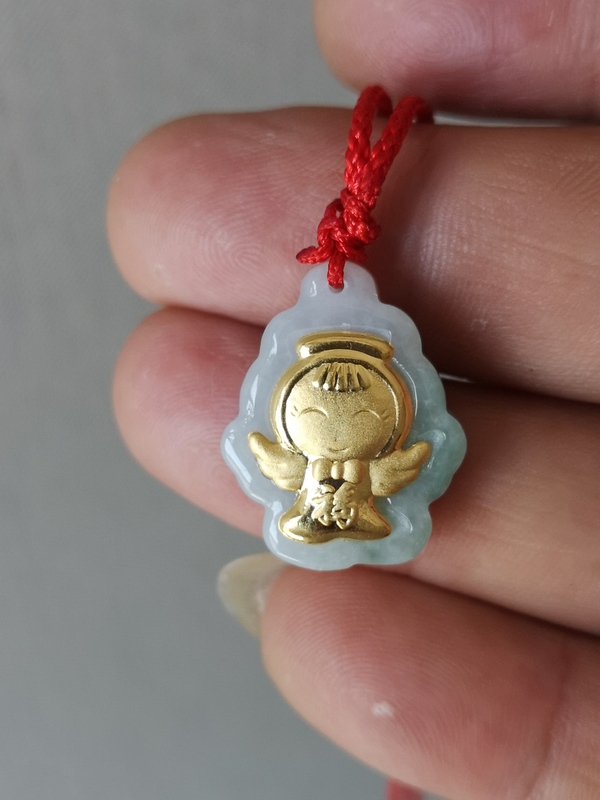 古玩玉器翡翠掛件拍賣,當前價格80元
