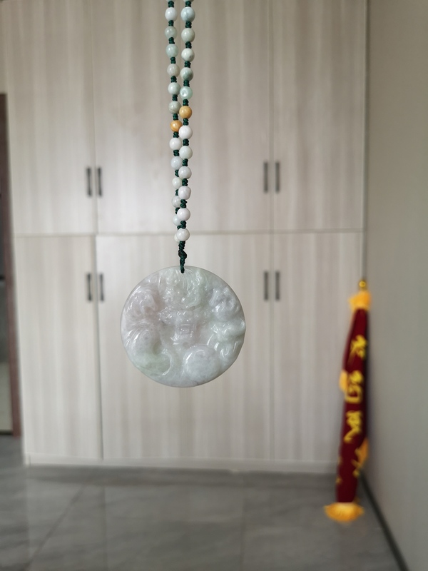 古玩玉器翡翠龍牌拍賣,當(dāng)前價(jià)格789元