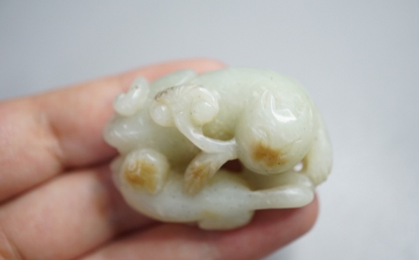 古玩玉器瑞獸拍賣,當前價格1100元