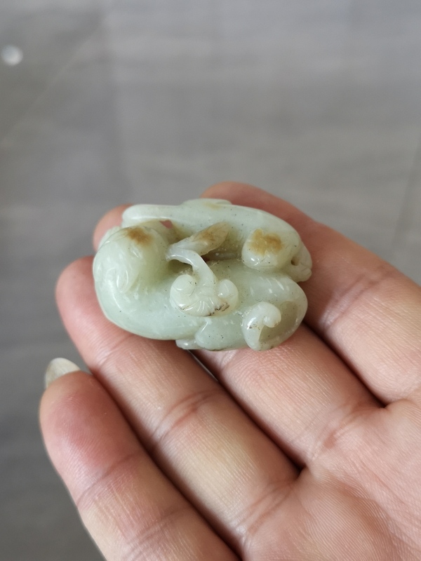 古玩玉器瑞獸拍賣,當前價格1100元