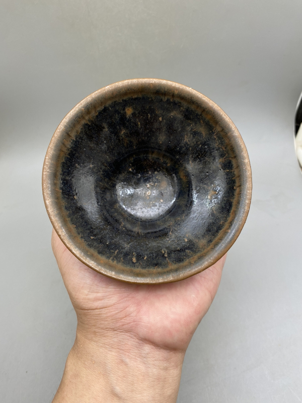 古玩陶瓷宋建窯藍毫盞拍賣,當(dāng)前價格2800元