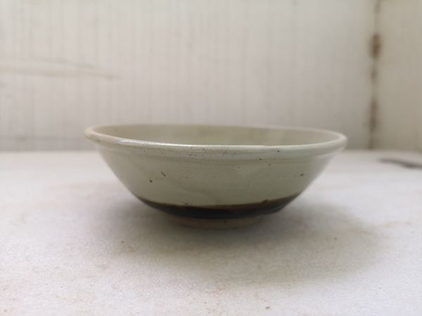 古玩陶瓷磁州窯系黑白釉碗拍賣,當前價格680元