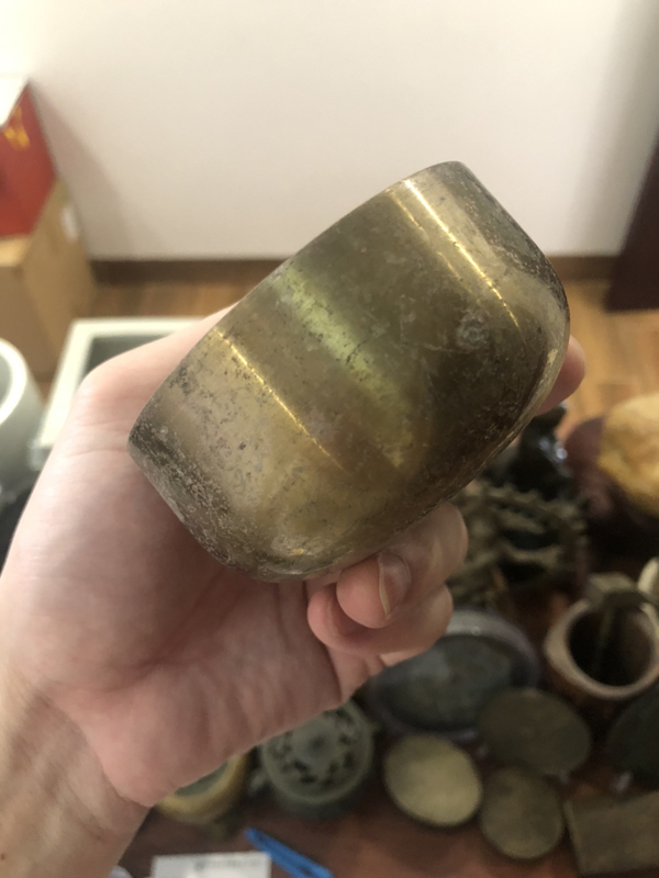 古玩雜項銅缽拍賣,當前價格177元