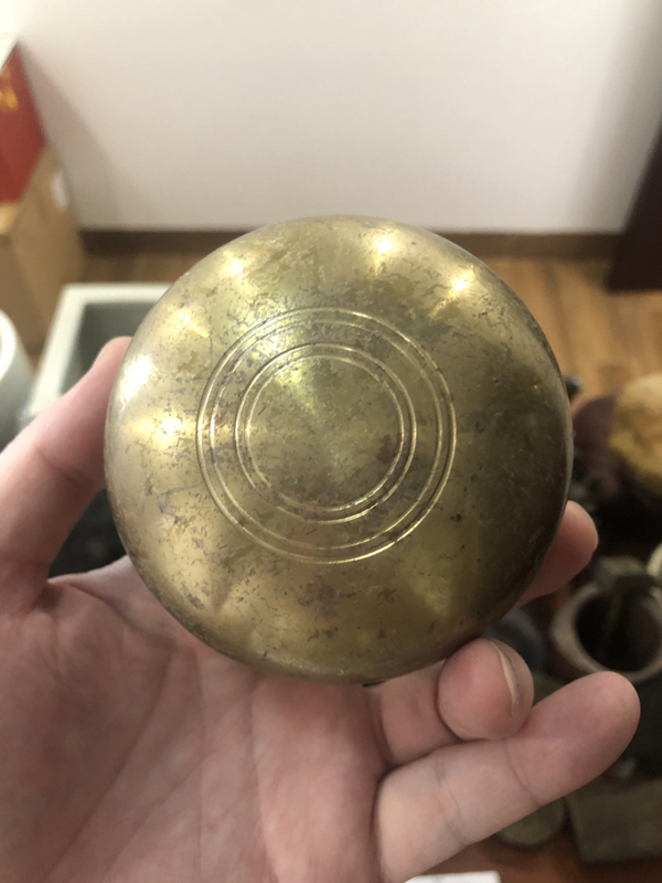 古玩雜項銅缽拍賣,當前價格177元