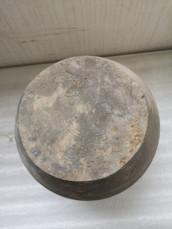 古玩陶瓷灰陶撇口罐拍賣,當前價格850元