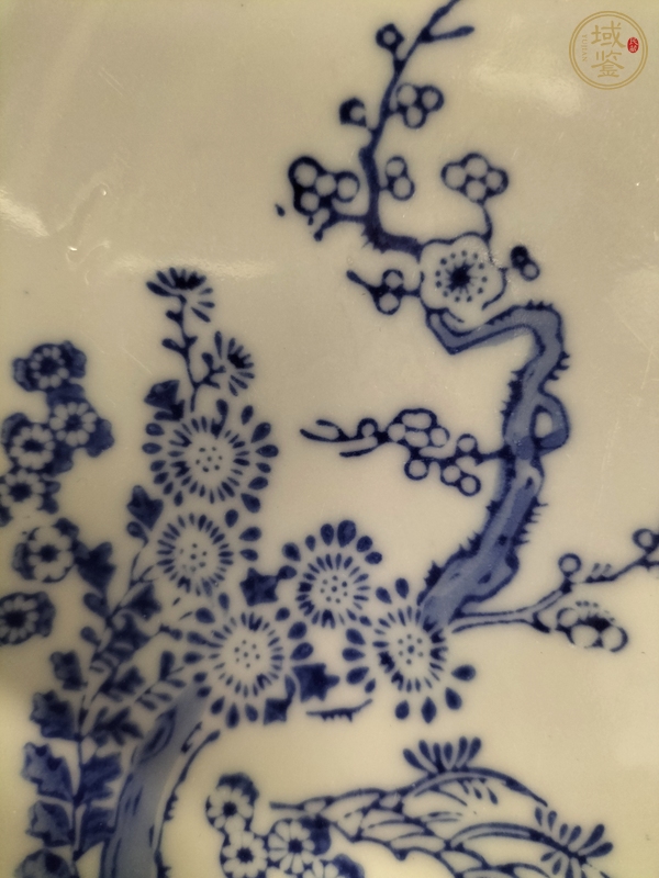 古玩陶瓷青花盤真品鑒賞圖