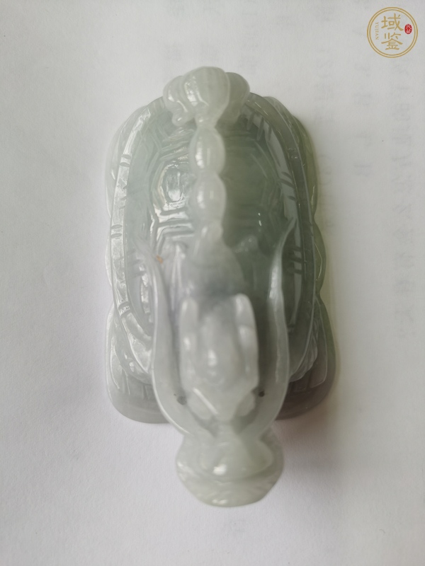 古玩玉器翡龍龜真品鑒賞圖