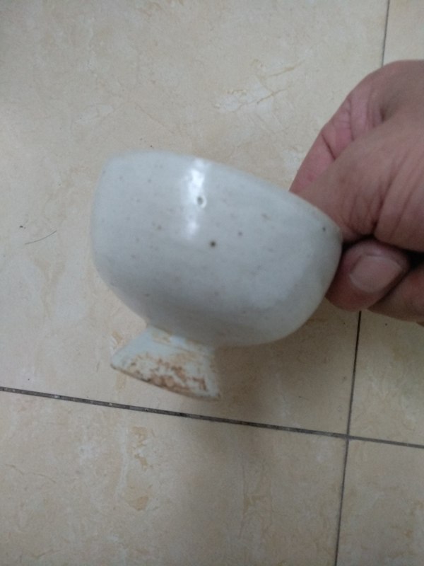 古玩陶瓷靑白釉杯拍賣,當前價格999元