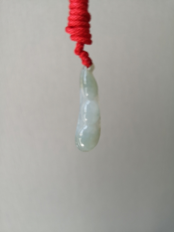 古玩玉器翡翠福豆拍賣,當前價格123元