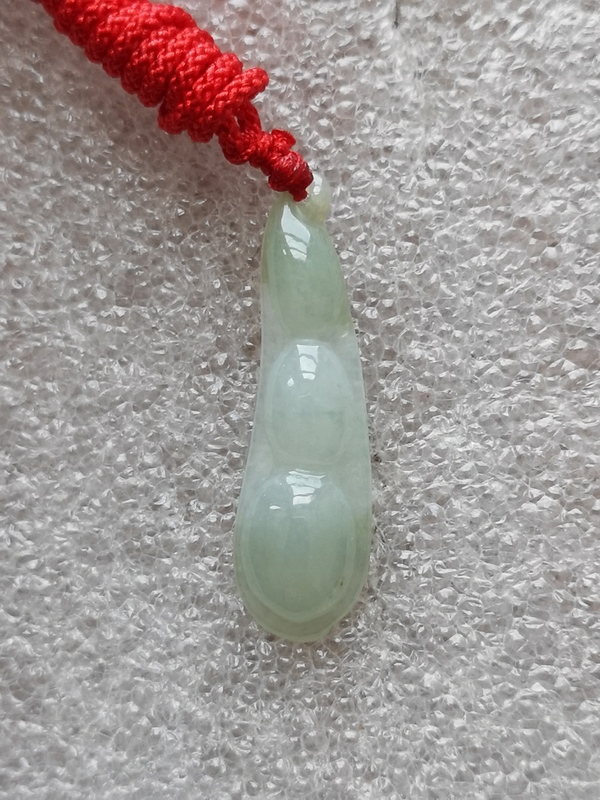 古玩玉器翡翠福豆拍賣,當前價格123元