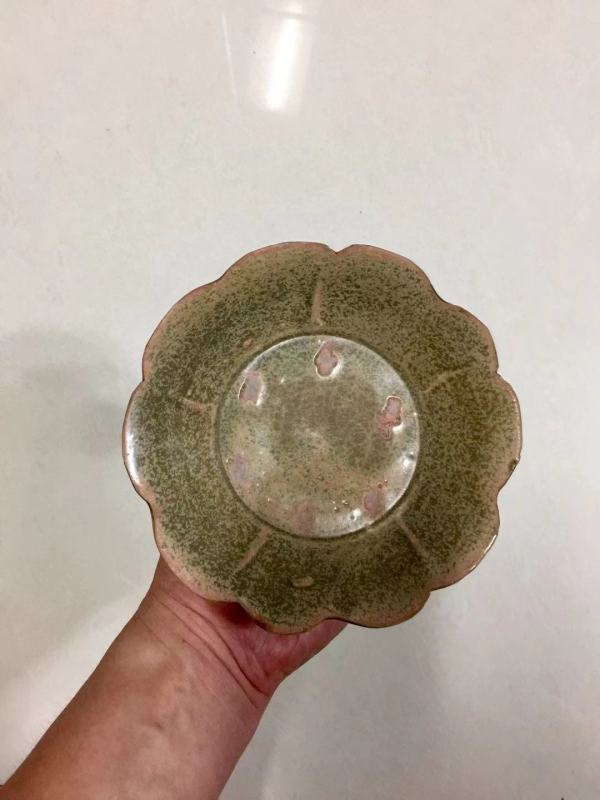 古玩陶瓷唐-霞涧窑葵口洗拍卖，当前价格6800元