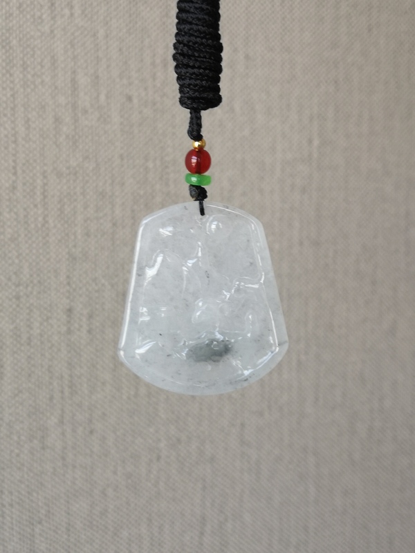 古玩玉器翡翠牌拍賣,當前價格450元
