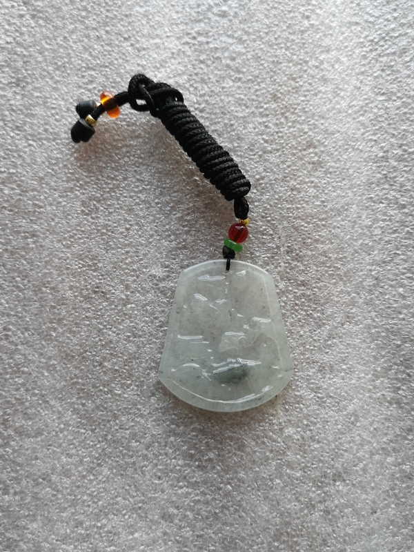 古玩玉器翡翠牌拍賣,當前價格450元