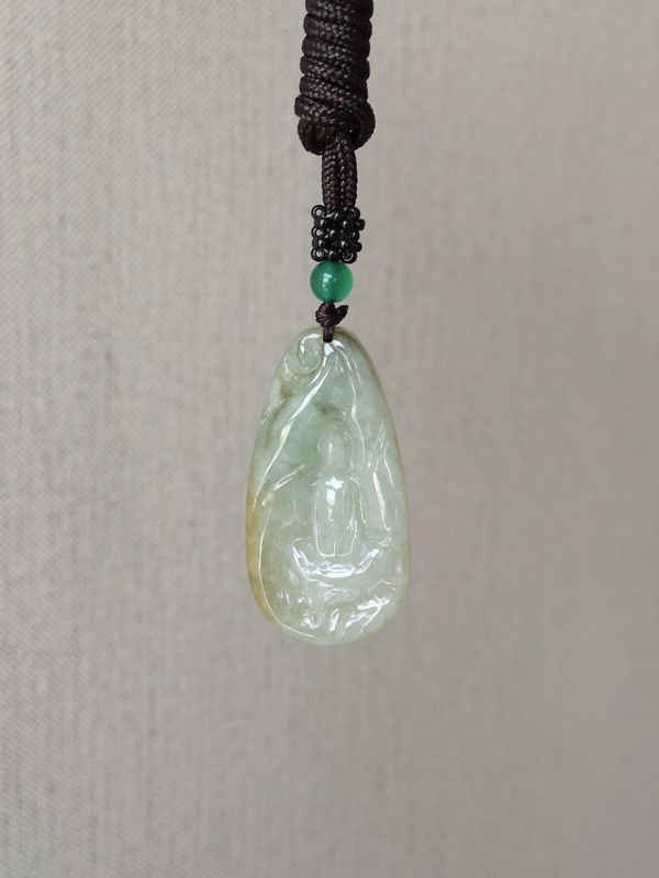 古玩玉器翡翠掛件拍賣,當前價格260元