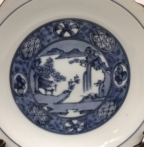 古玩陶瓷青花盤拍賣,當前價格150元