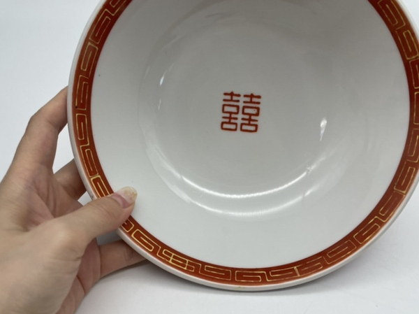 古玩陶瓷吉語龍紋彩瓷碗拍賣,當前價格220元