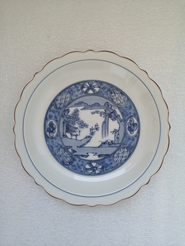 古玩陶瓷青花盤拍賣,當前價格150元