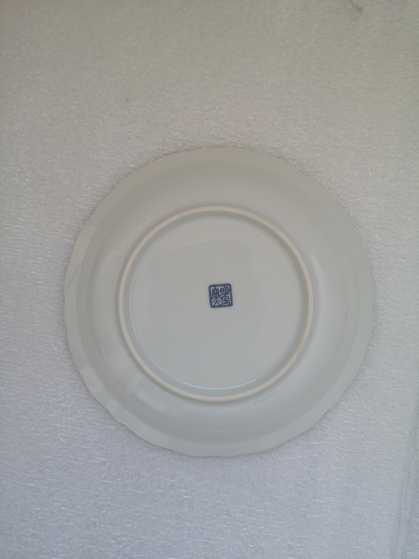 古玩陶瓷青花盤拍賣,當前價格150元