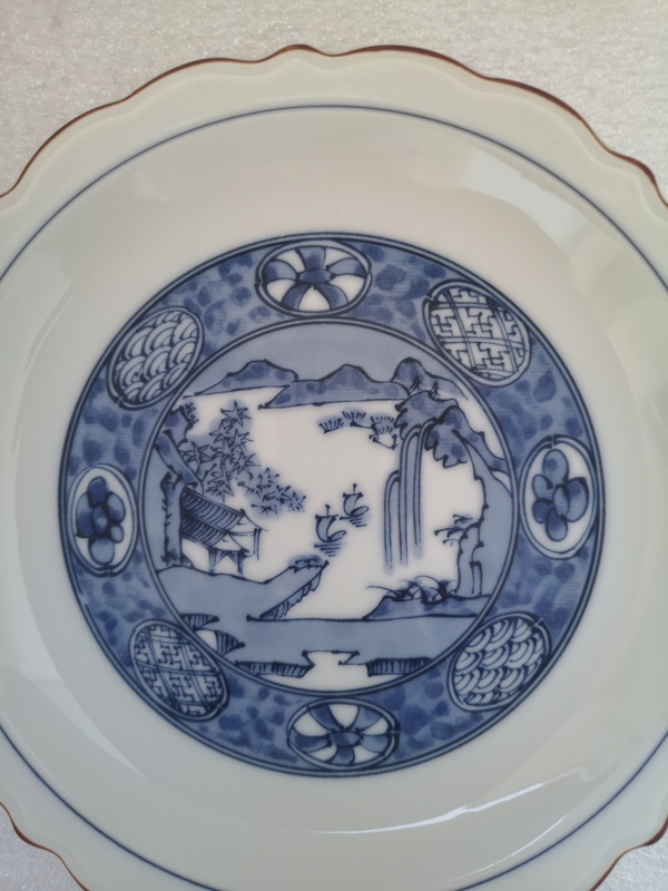 古玩陶瓷青花盤拍賣,當前價格150元