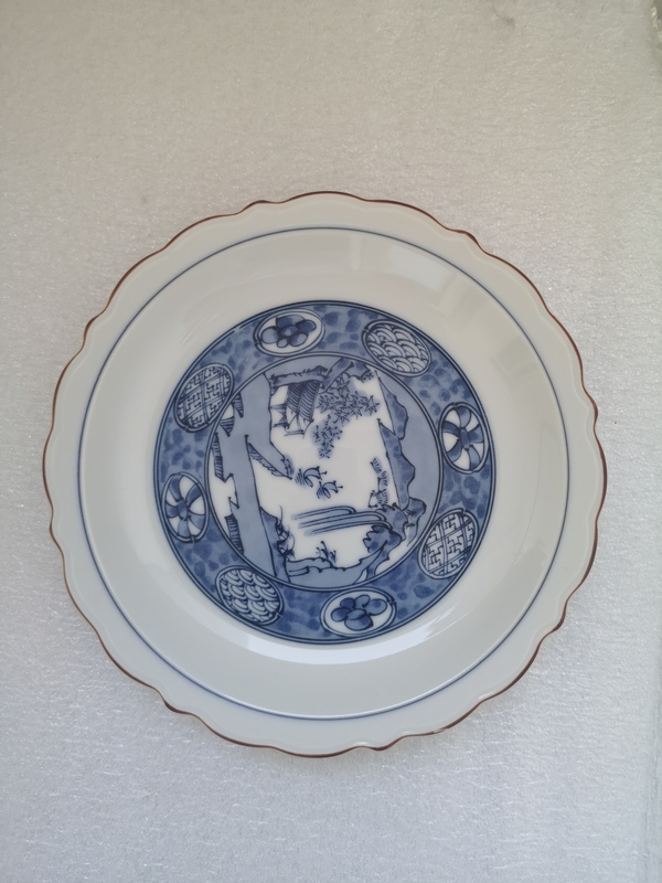 古玩陶瓷青花盤拍賣,當前價格150元
