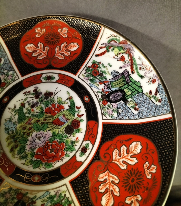 古玩陶瓷民國(guó)粉彩描金盤(pán)一件拍賣,當(dāng)前價(jià)格188元