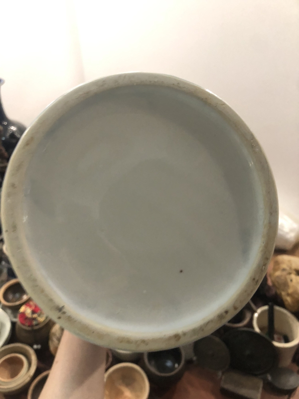 古玩陶瓷青花留白梅紋將軍罐拍賣,當(dāng)前價格666元