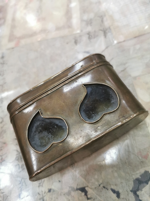 古玩雜項銅盒拍賣,當前價格366元