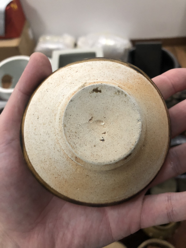 古玩陶瓷宋代褐釉盞(距今1000年)拍賣,當前價格777元