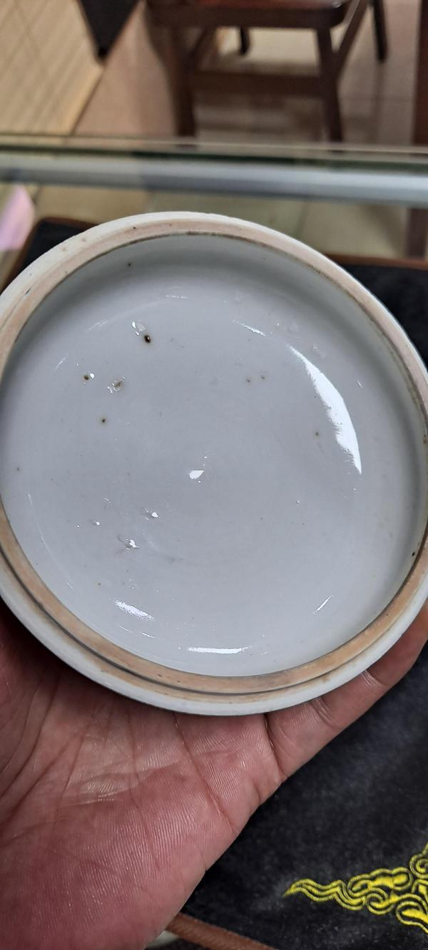 古玩陶瓷康熙青花蓋盒拍賣,當前價格2600元