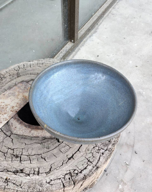 古玩陶瓷元代鈞窯天藍釉碗拍賣,當前價格16000元