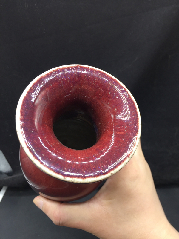 古玩陶瓷(新年放漏中)清中晚-窯變釉-羅漢瓶拍賣,當前價格5516元