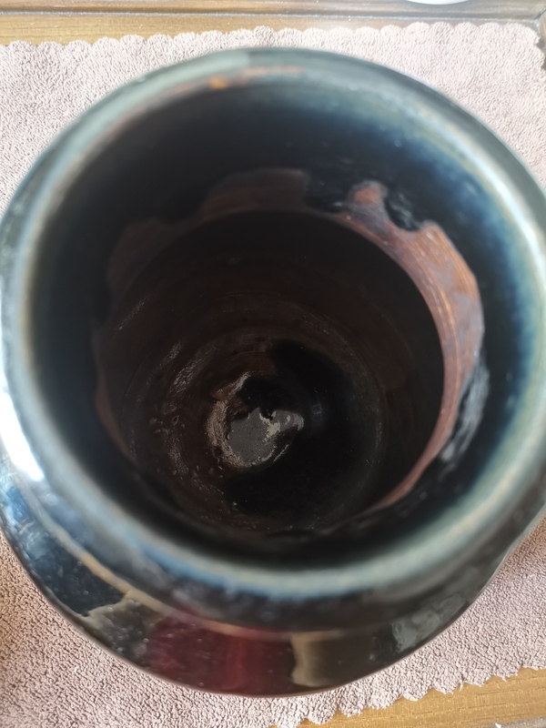 古玩陶瓷清代早期,黑釉罐拍賣,當前價格666元