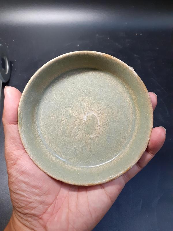 古玩陶瓷宋代?龍泉窯青釉刻劃花洗拍賣,當前價格2200元