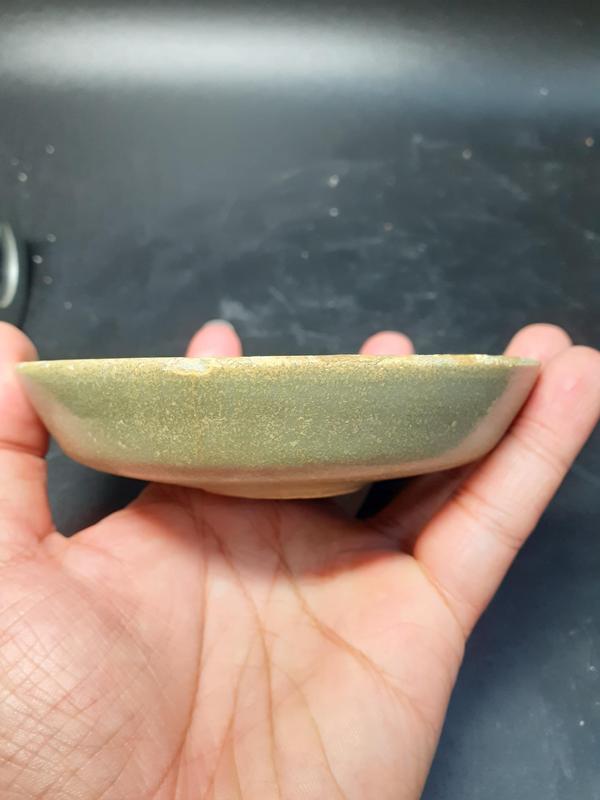 古玩陶瓷宋代?龍泉窯青釉刻劃花洗拍賣,當前價格2200元