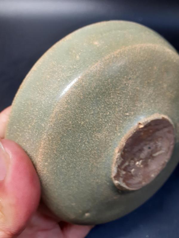 古玩陶瓷宋代?龍泉窯青釉刻劃花洗拍賣，當前價格2200元