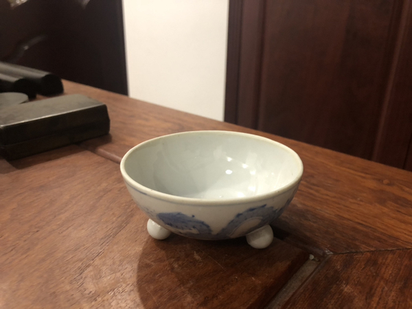 古玩陶瓷青花洗拍賣,當前價格199元