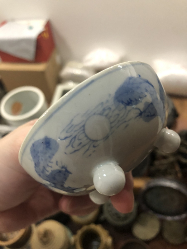 古玩陶瓷青花洗拍賣,當前價格199元