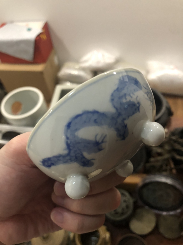 古玩陶瓷青花洗拍賣,當前價格199元