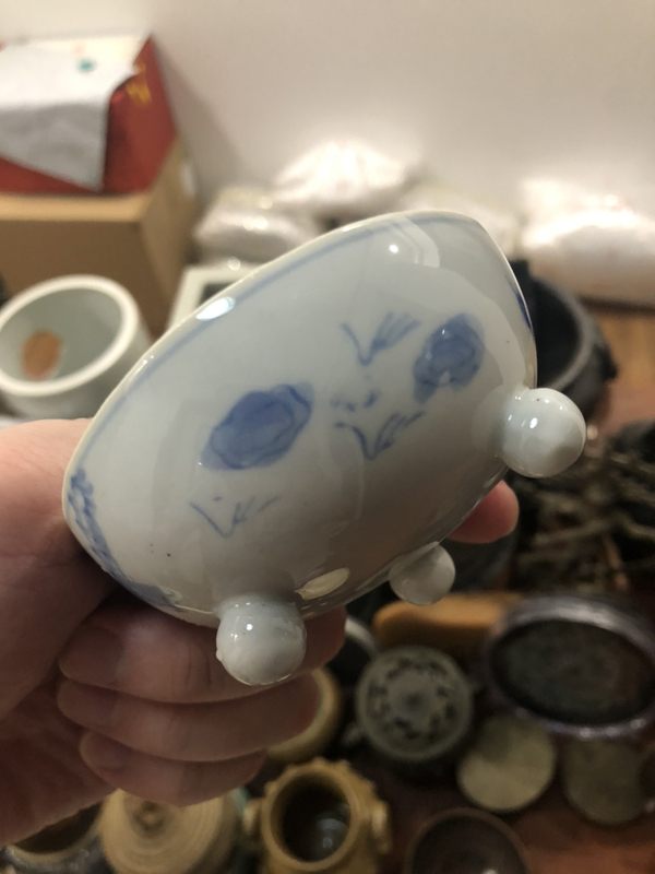 古玩陶瓷青花洗拍賣,當前價格199元