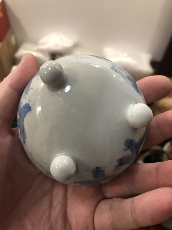 古玩陶瓷青花洗拍賣,當前價格199元
