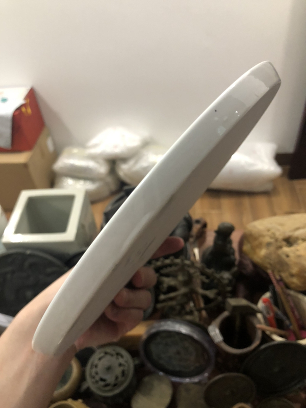 古玩陶瓷名家 詩文粉彩山水紋盤拍賣,當(dāng)前價格390元