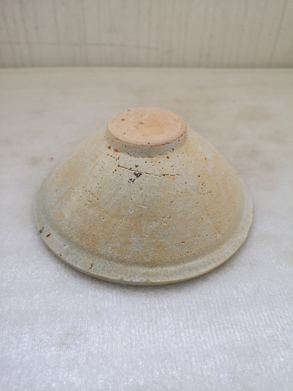 古玩陶瓷景德鎮窯系青白釉斗笠碗拍賣,當前價格480元