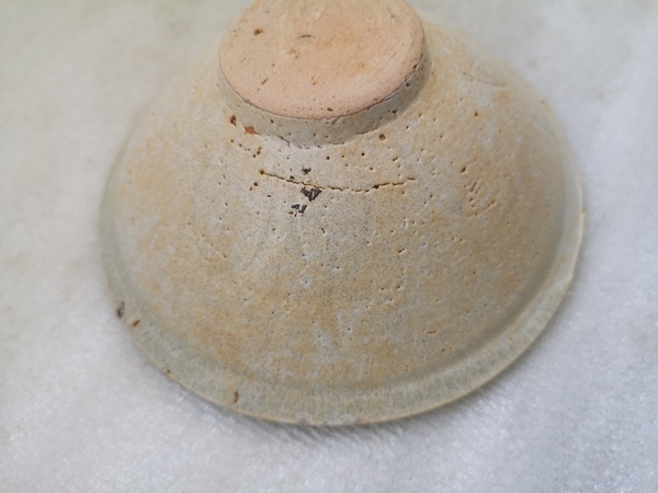 古玩陶瓷景德鎮窯系青白釉斗笠碗拍賣,當前價格480元