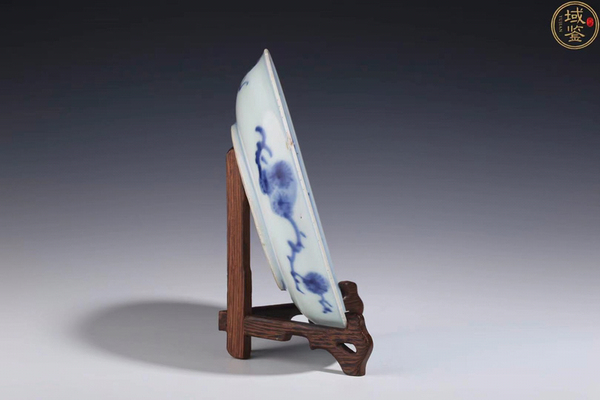 古玩陶瓷(優(yōu)品)清中·青花松鶴延年紋盤拍賣,當前價格1588元